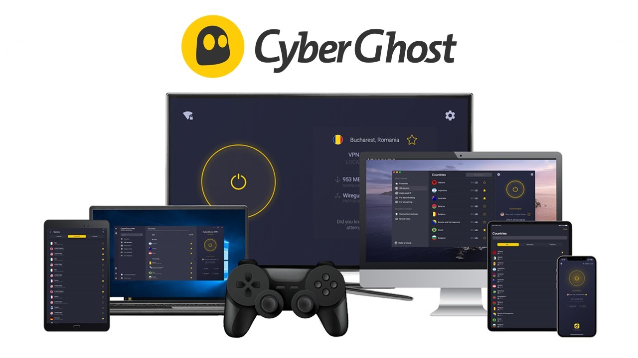 CyberGhost VPN App Demo - YouTube